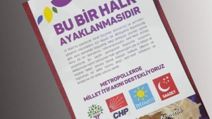 Antalya’da dört parti imzalı korsan bildiri