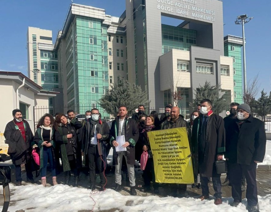 Gaziantep Barosu tek kişilik eylemci Hasan Bodur’a destek verdi